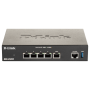 D-Link DSR-250v2 5 Port Gigabit VPN Router, interfata: 1 x 10/100/1000 Mbps WAN port, 3 x 10/100/1000 Mbps LAN ports, 1 x 10/100